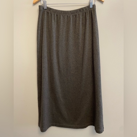 LL Bean Vintage Women’s Knit midi maxi Skirt Medium - Picture 8 of 9